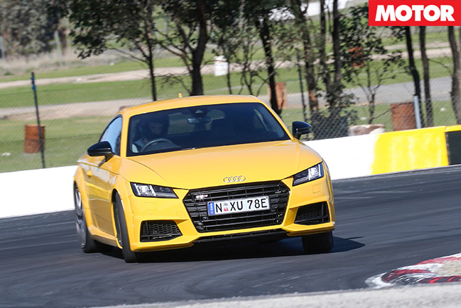 Audi TT S cornering