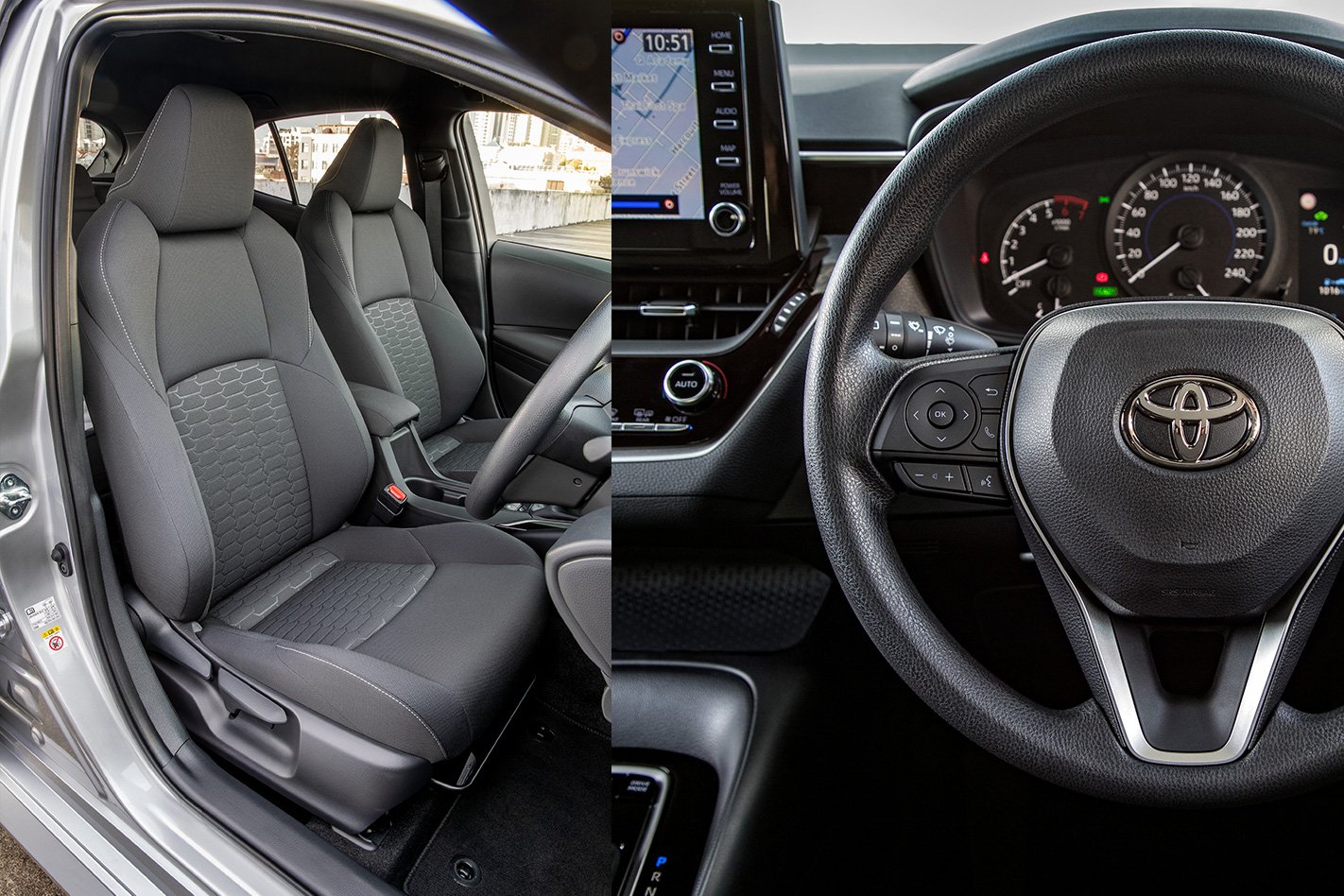 2018 Toyota Corolla Ascent Sport seats