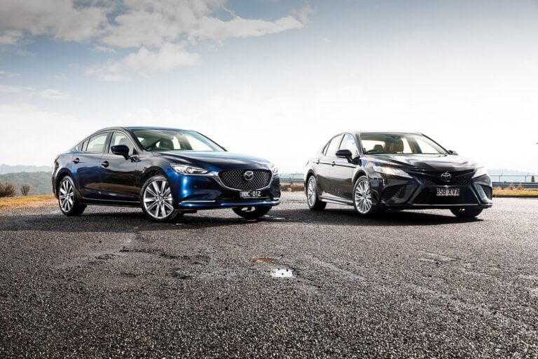Mazda 6 GT vs Toyota Camry SL V6 Comparison