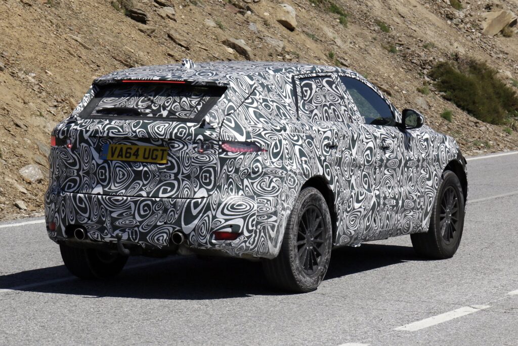 2017 Jaguar F-Pace spy pics