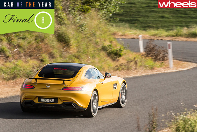 Mercedes -AMG-GTS-rear -cornering