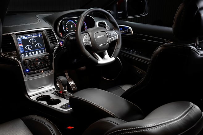 2016 Jeep Grand Cherokee SRT Night interior