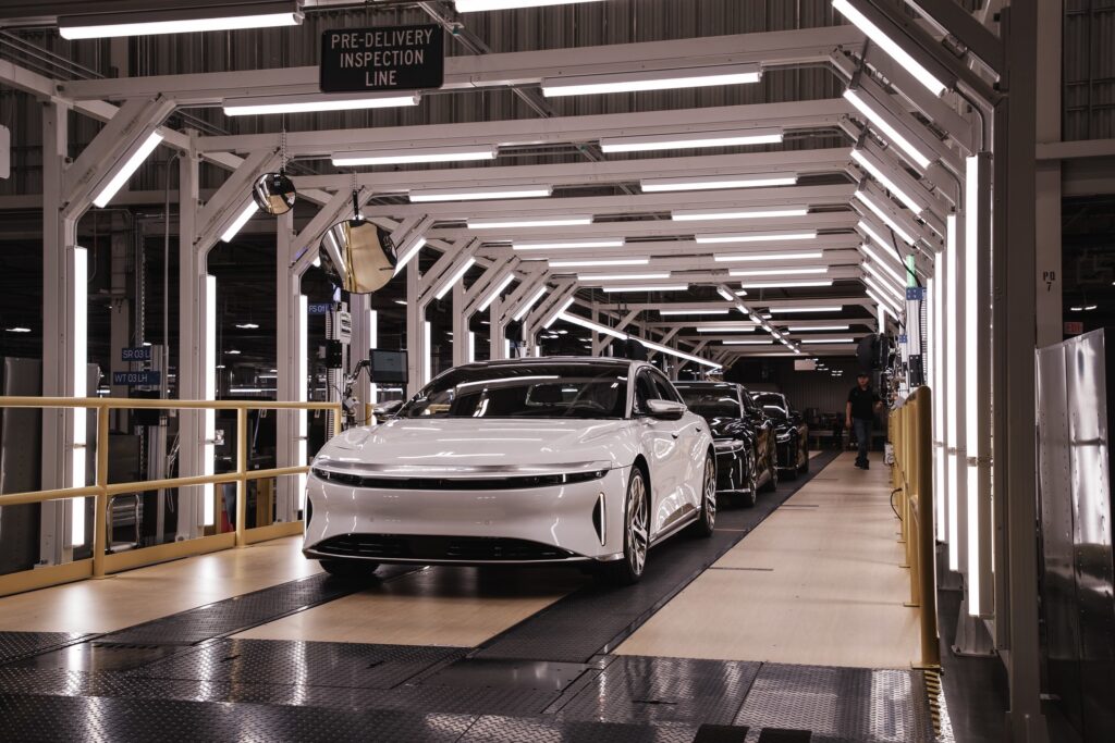 2022 Lucid Air production line