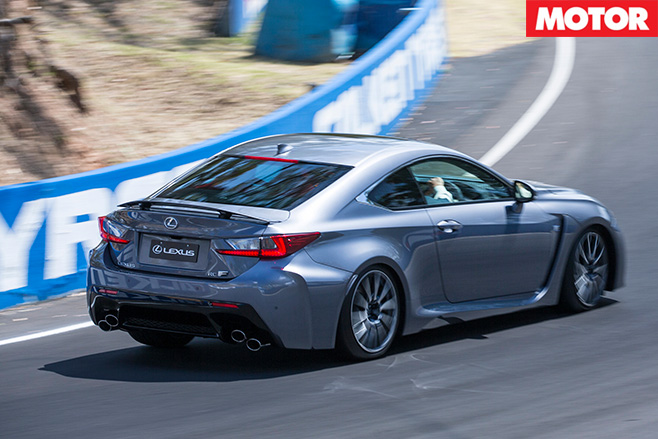 Lexus rc f rear