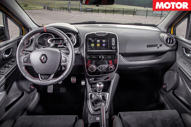 Renault Clio RS16 rear interior