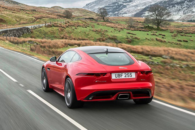Jaguar F-Type four-cylinder rear