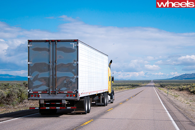 Truck -on -highway