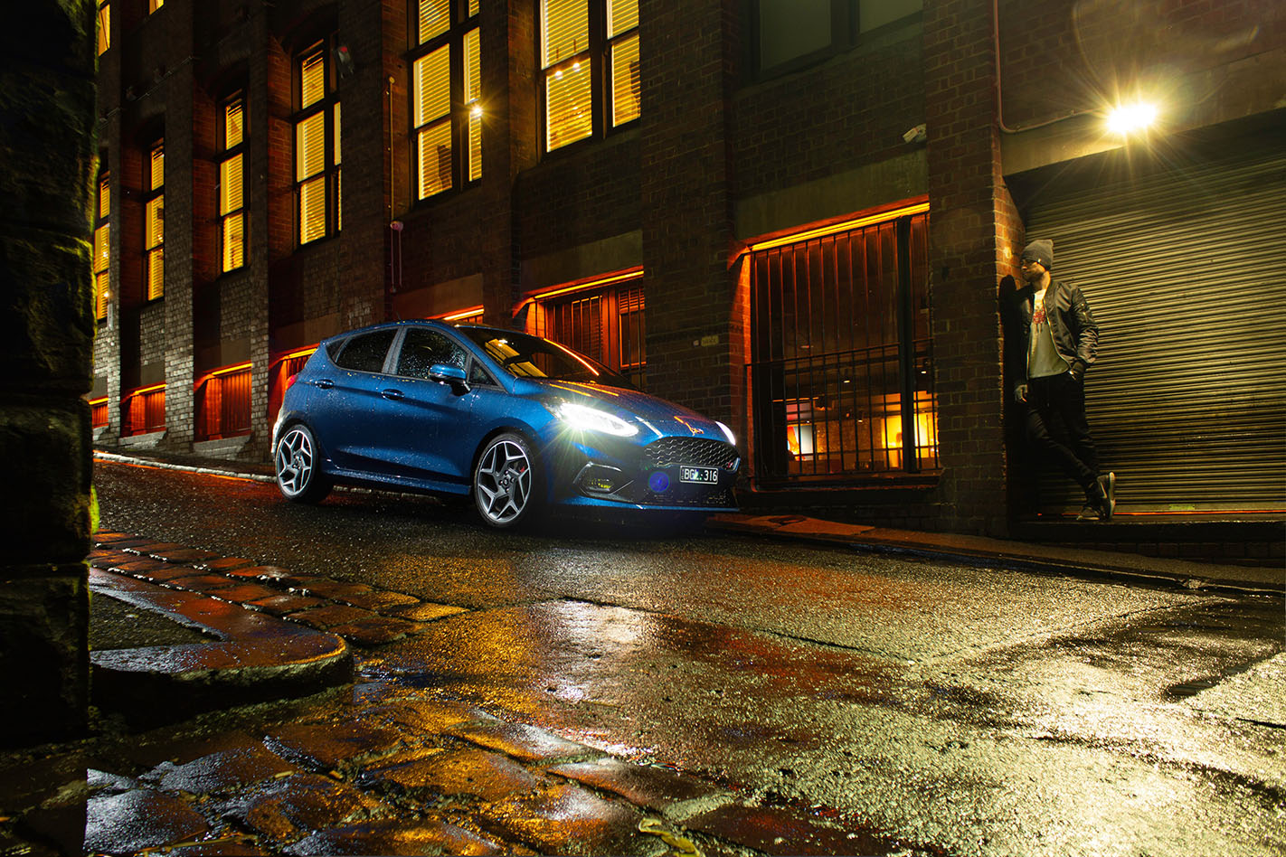Ford Fiesta ST night