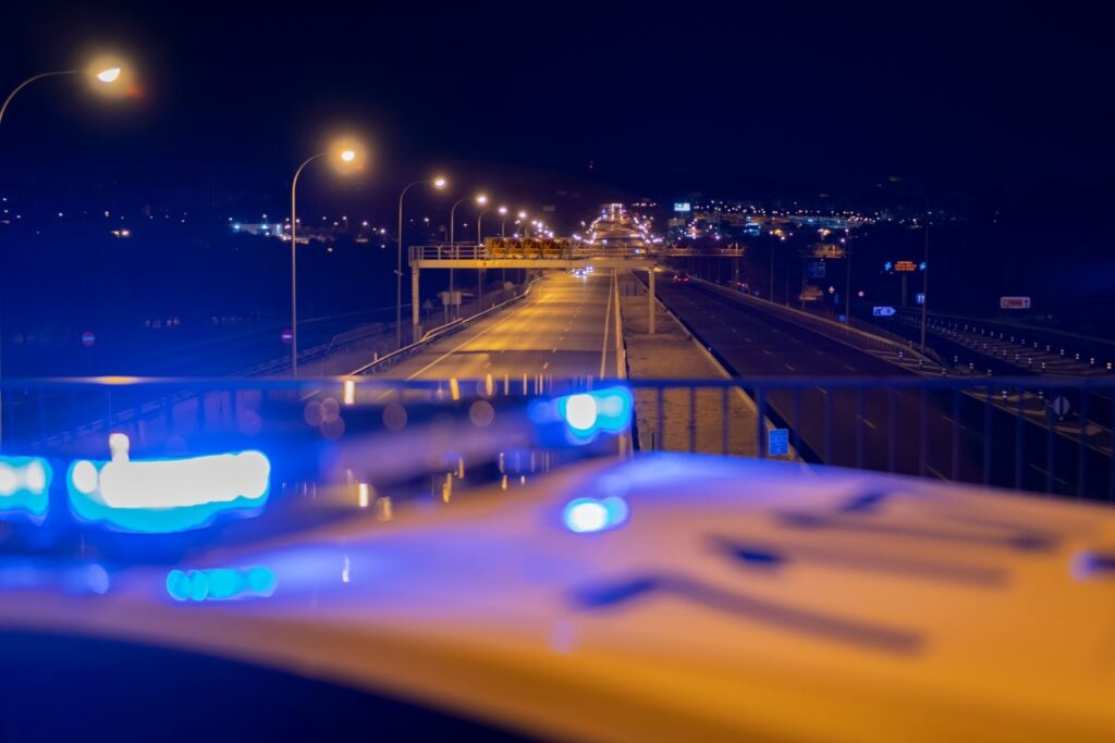 Police enforcing road laws