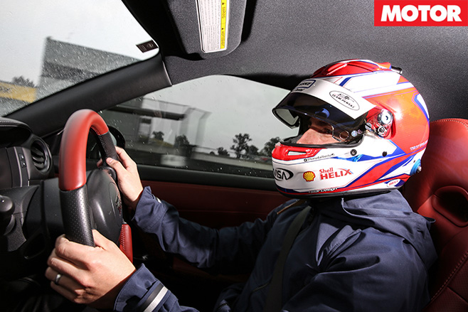 Tony D driving the gt-r