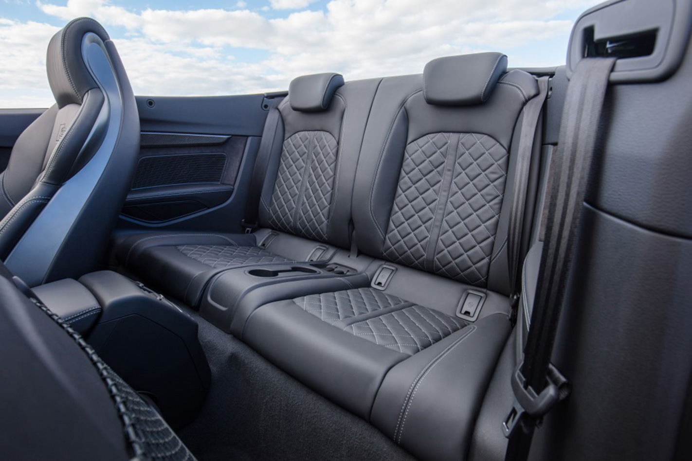 2017 Audi S5 Cabriolet rear seats