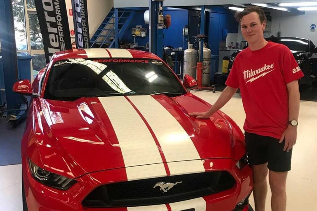 L-Plater wins Herrod supercharged Mustang