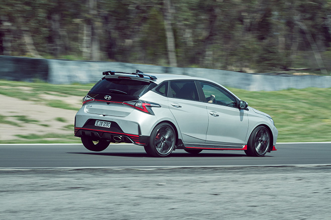 Hyundai i20 N cornering