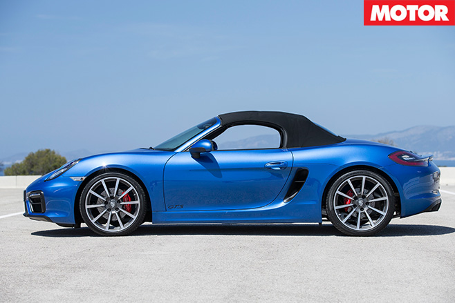 Porsche Boxster GTS side