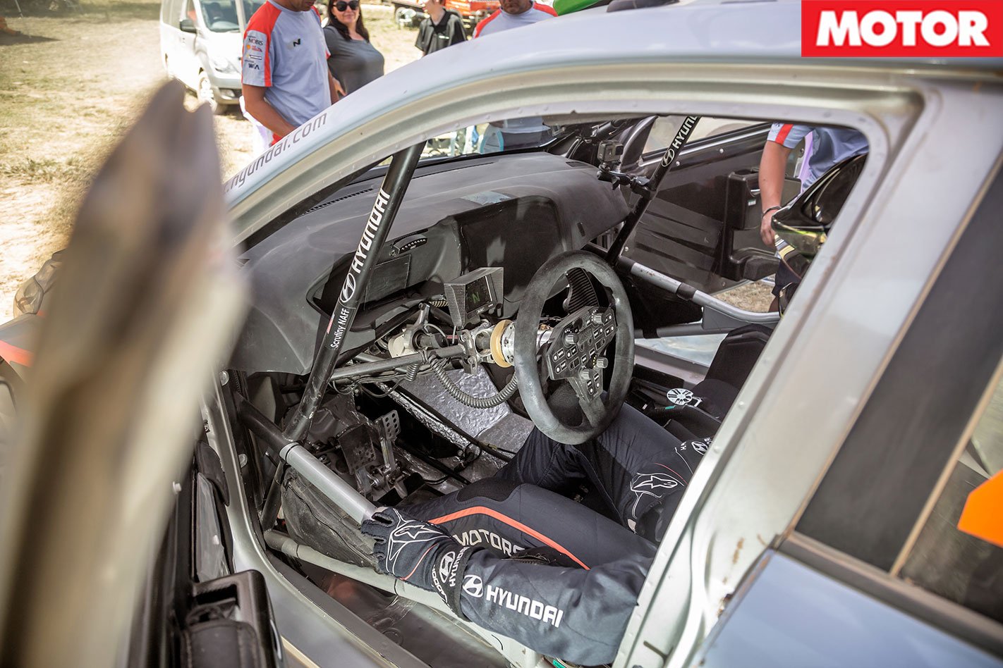 Hyundai i20 WRC Passenger Ride interior