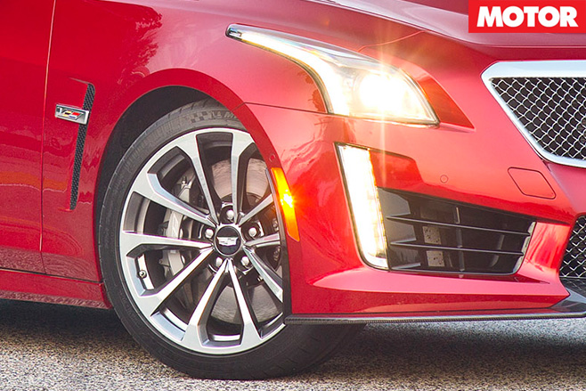 Cadillac CTS-V rear tyres