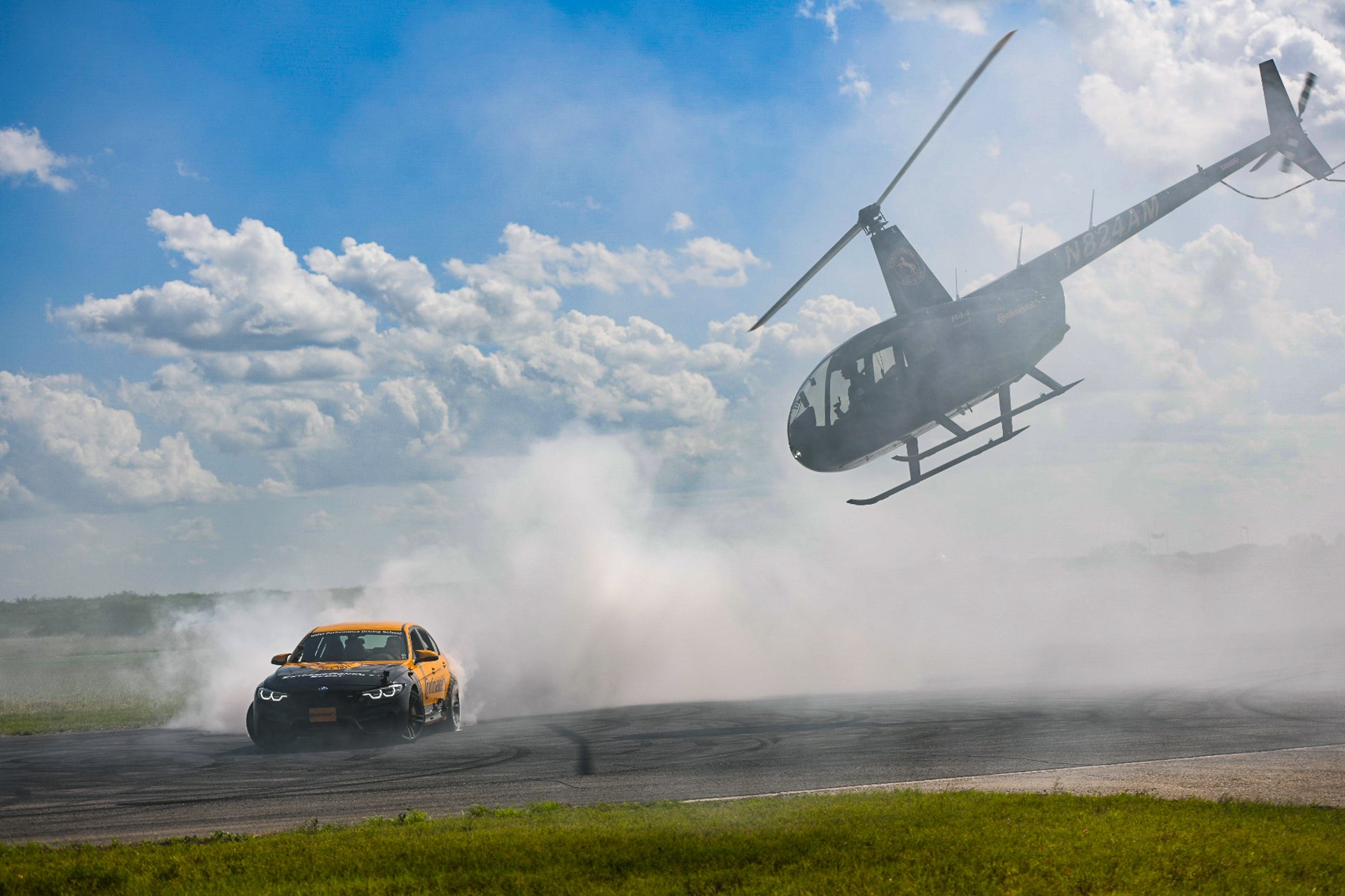 Continental helicopter BMW M3