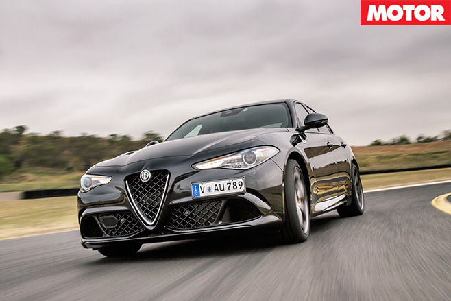 2017 Alfa Romeo Giulia QV front