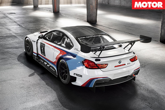 BMW m6 gt3 rear