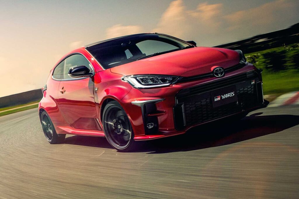 Toyota GR Yaris specifications.