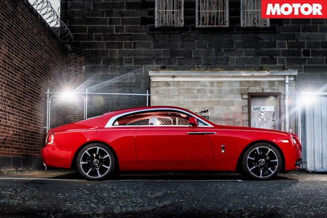 Rolls royce wraith side