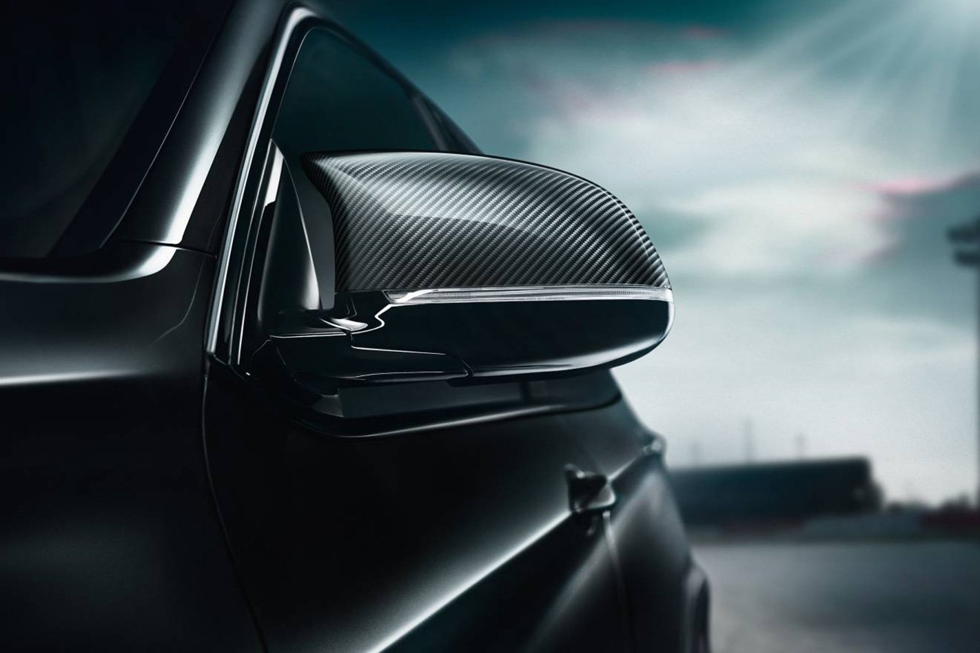 BMW X5 M and X6 M Black Fire Mirror cap