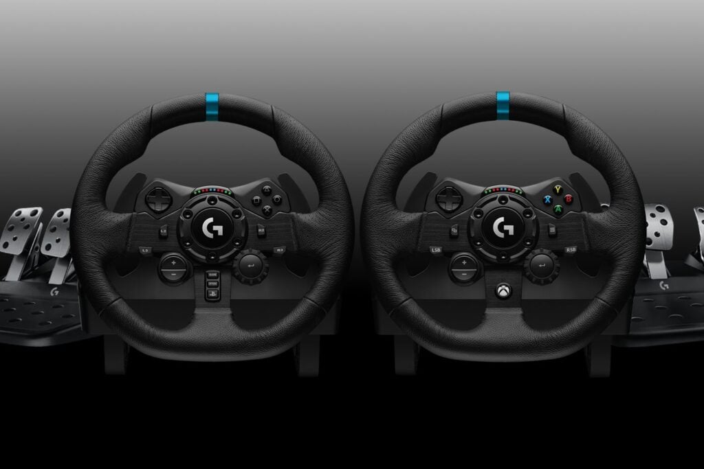 Logitech G923 steering wheel
