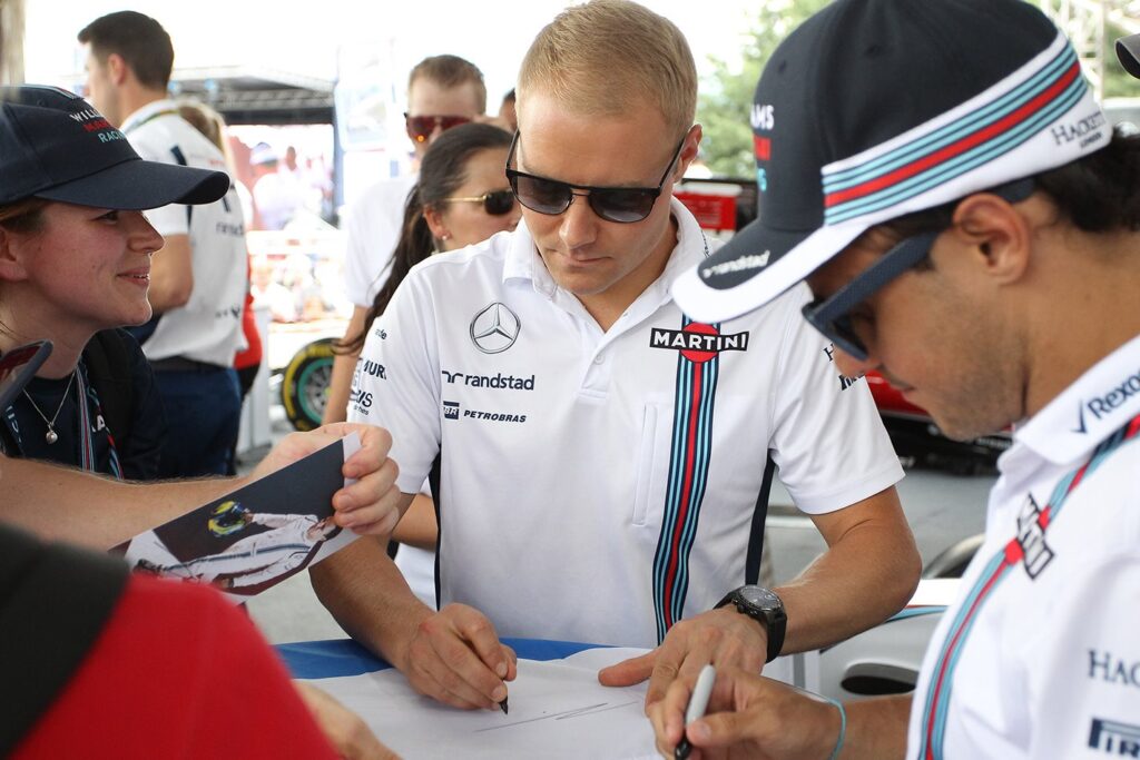 Bottas Formula One race car driver