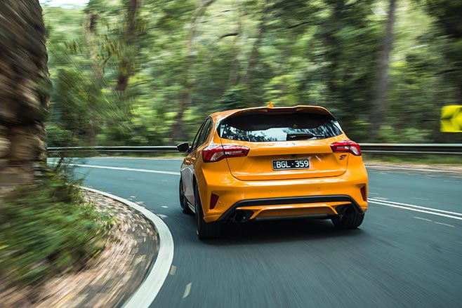2020 Ford Focus ST cornering