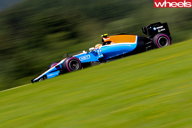 Haryanto -blue -racing -car