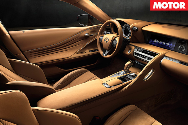 Lexus LC 500 interior