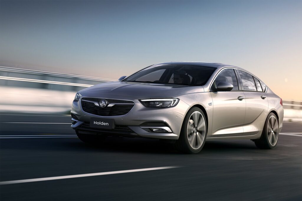 2018 Holden Commodore driving front side