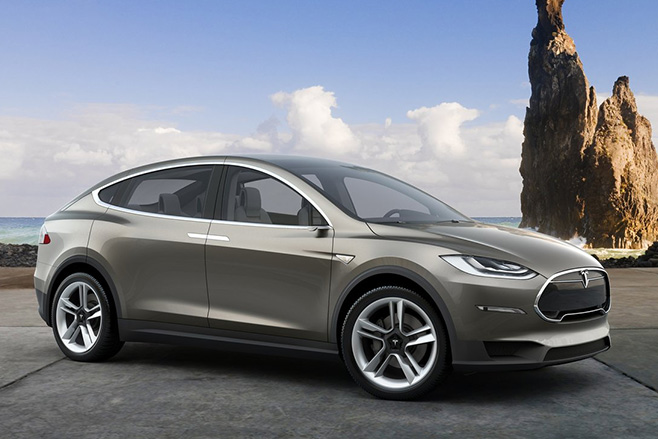 Tesla Model X Front Side