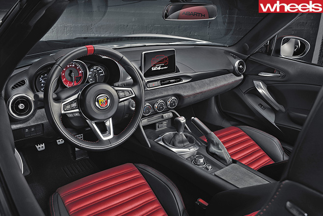 Fiat -Abarth -124-Spyder -interior
