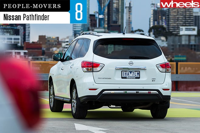 2016-Nissan -Pathfinder -rear -side