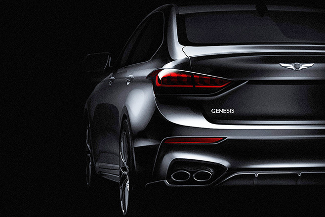 Genesis G80 rear
