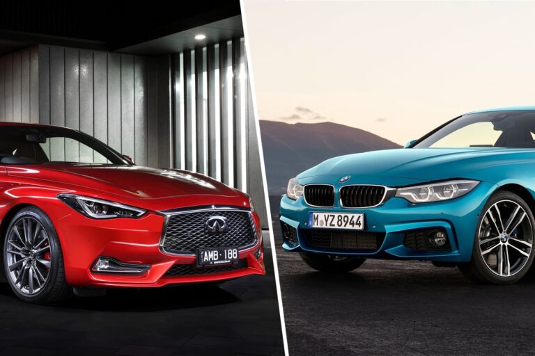 Infiniti Q60 Red Sport v BMW 440i comparison review