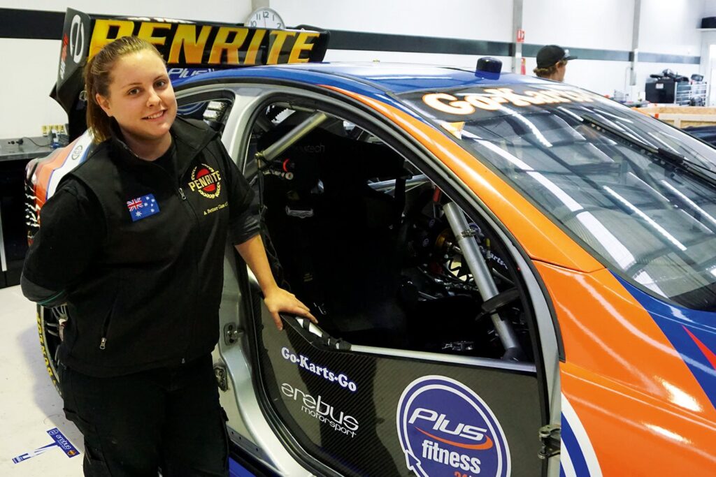 Bonnie Beard with Erebus Motorsport