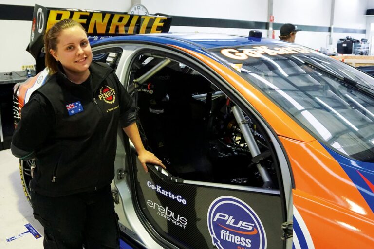 Bonnie Beard with Erebus Motorsport