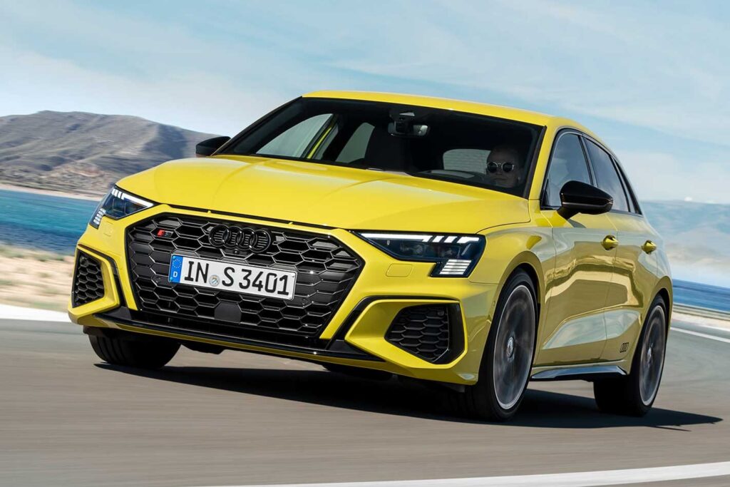 2021 Audi S3 Sportback driving