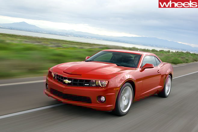 Chevrolet -Camaro -driving -front -side