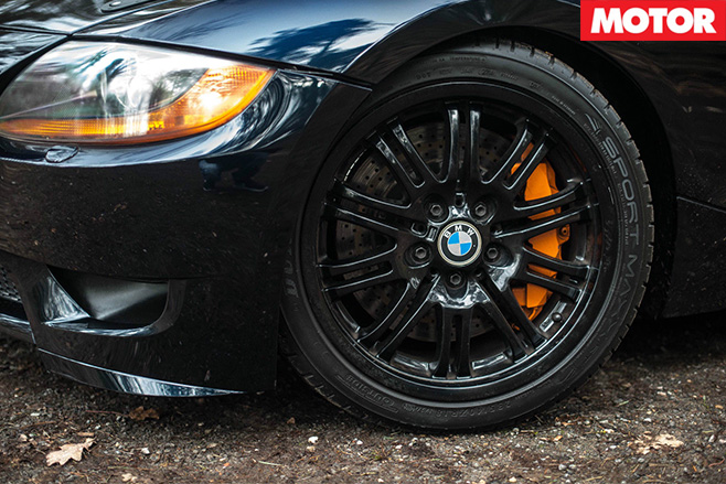 BMW Z4 with a Dodge Viper V10 engine wheel