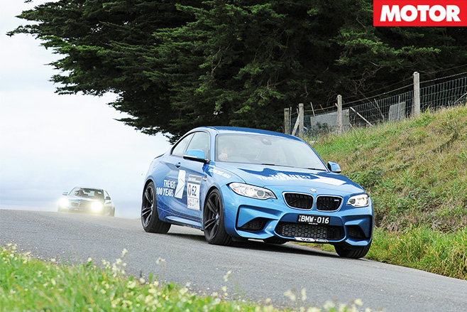 BMW M2 driving