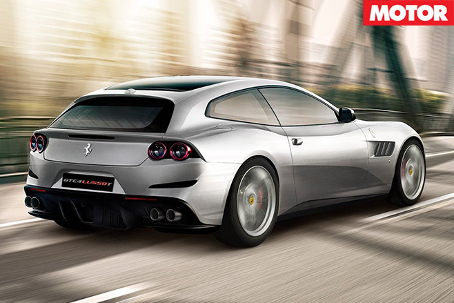 Ferrari GTC4 Lusso T rear