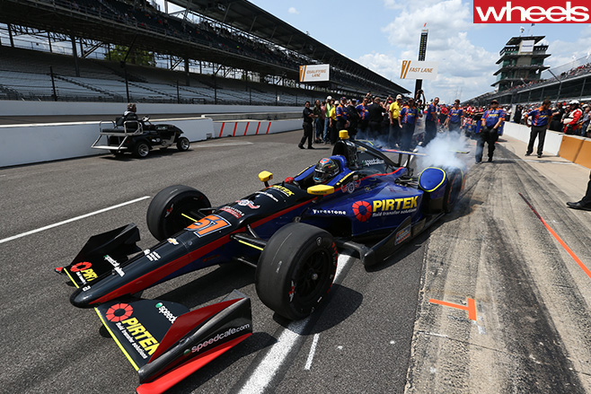 Brabham -indianapolis -qualifying -accelerating