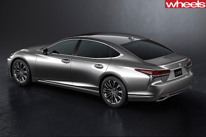 2017-Lexus -LS-rear -side