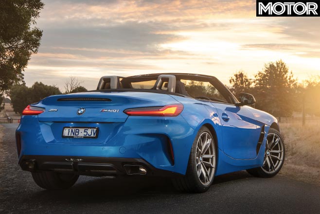 2020 BMW Z4 M40i rear