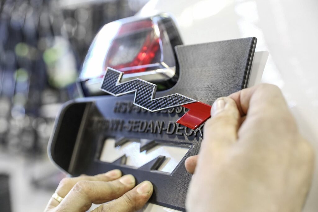 We follow a HSV GTSR W1 down the production line