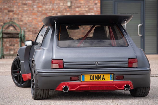 Dimma Peugeot 205 GTi 2020 rear