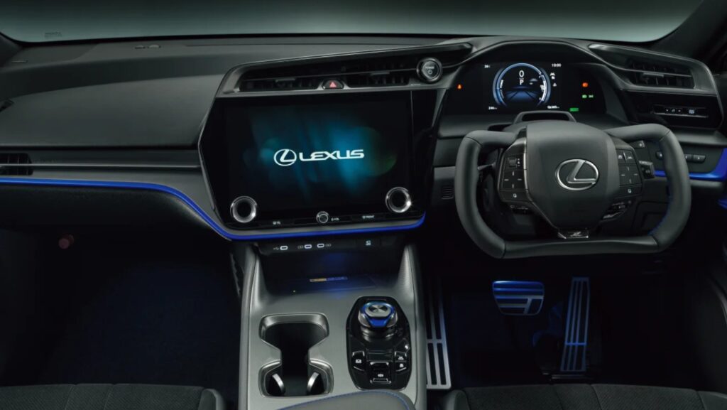 Lexus Rz Qtr Panel Lexus RZ 600e F Sport Performance turns the dial up to 11